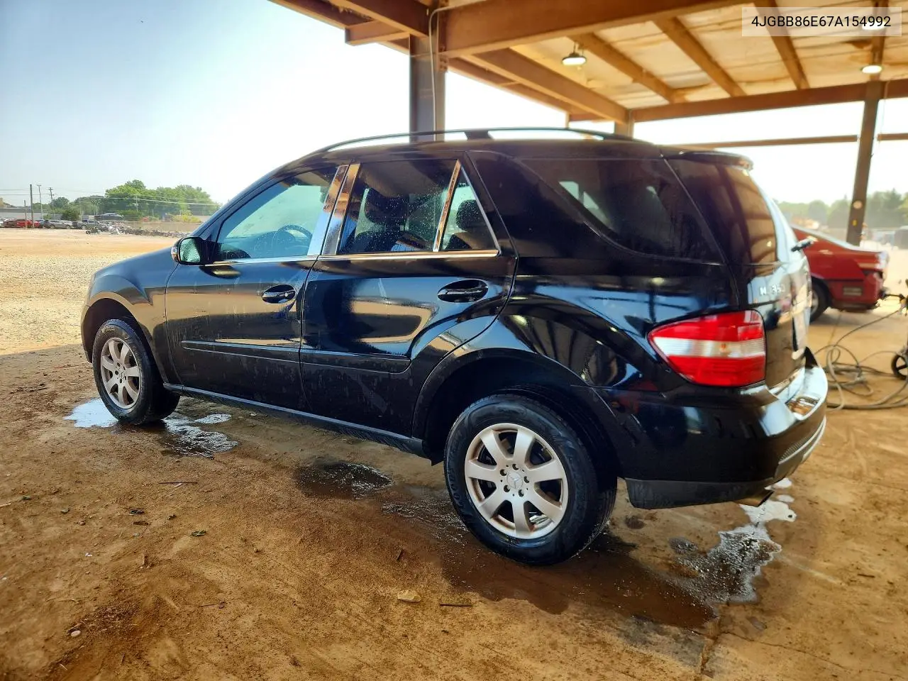 2007 Mercedes-Benz Ml 350 VIN: 4JGBB86E67A154992 Lot: 59292426