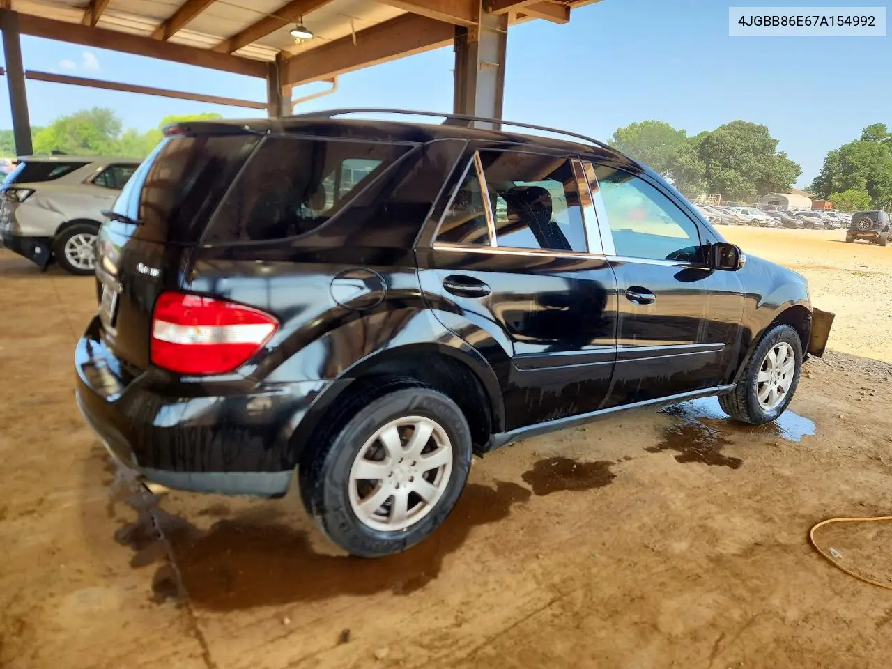 2007 Mercedes-Benz Ml 350 VIN: 4JGBB86E67A154992 Lot: 59292426