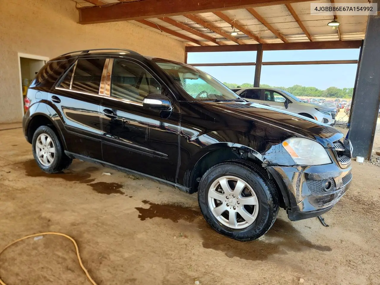2007 Mercedes-Benz Ml 350 VIN: 4JGBB86E67A154992 Lot: 59292426
