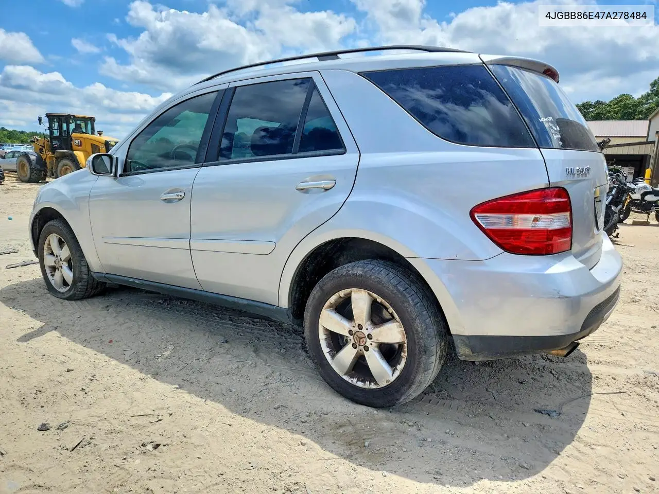 2007 Mercedes-Benz Ml 350 VIN: 4JGBB86E47A278484 Lot: 59694646