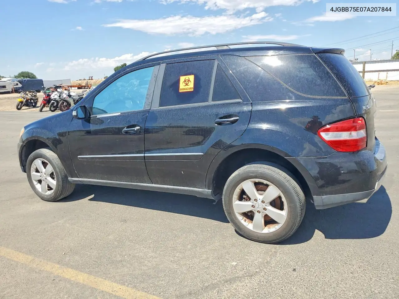 2007 Mercedes-Benz Ml 500 VIN: 4JGBB75E07A207844 Lot: 61709796