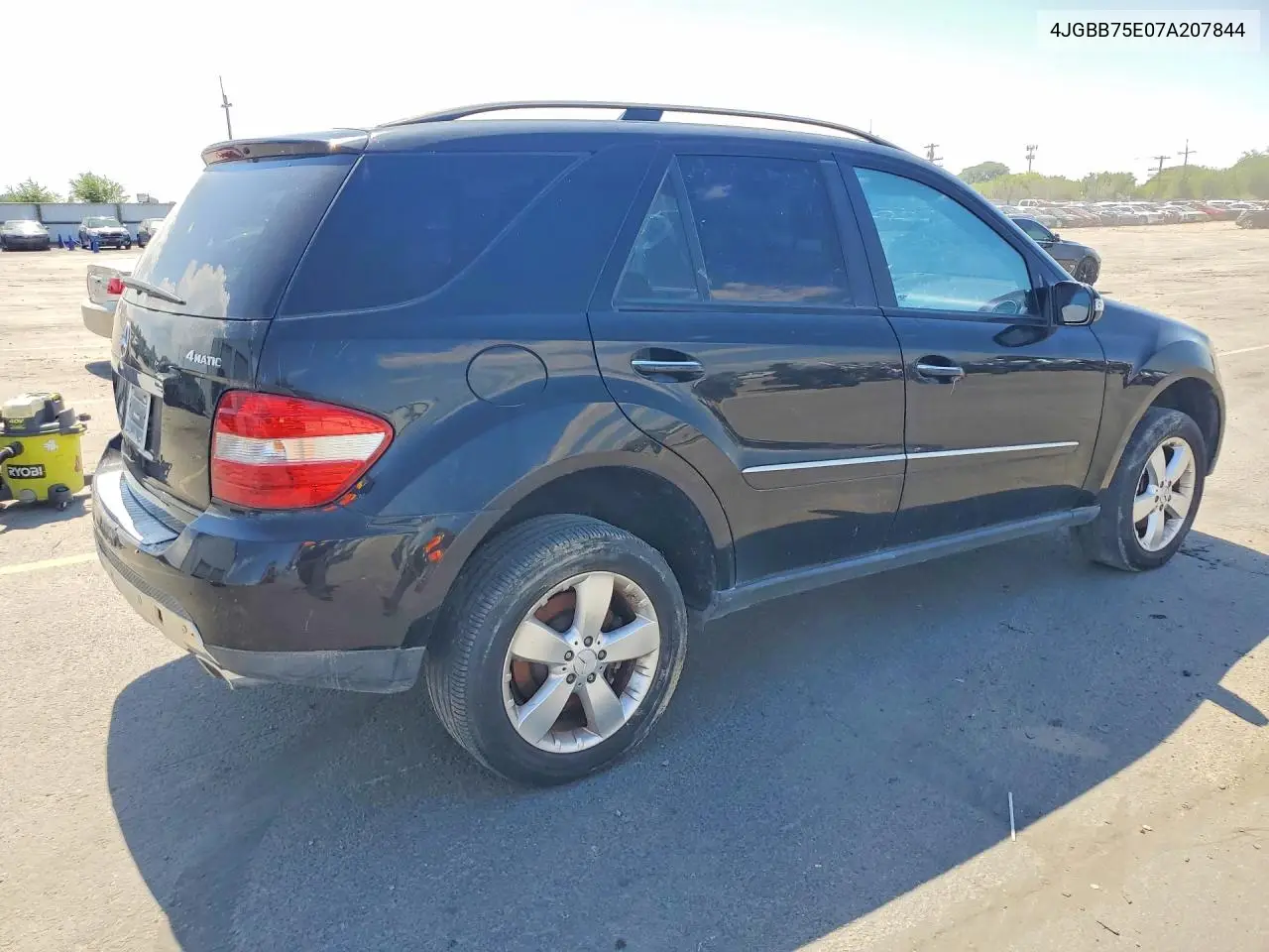 2007 Mercedes-Benz Ml 500 VIN: 4JGBB75E07A207844 Lot: 61709796