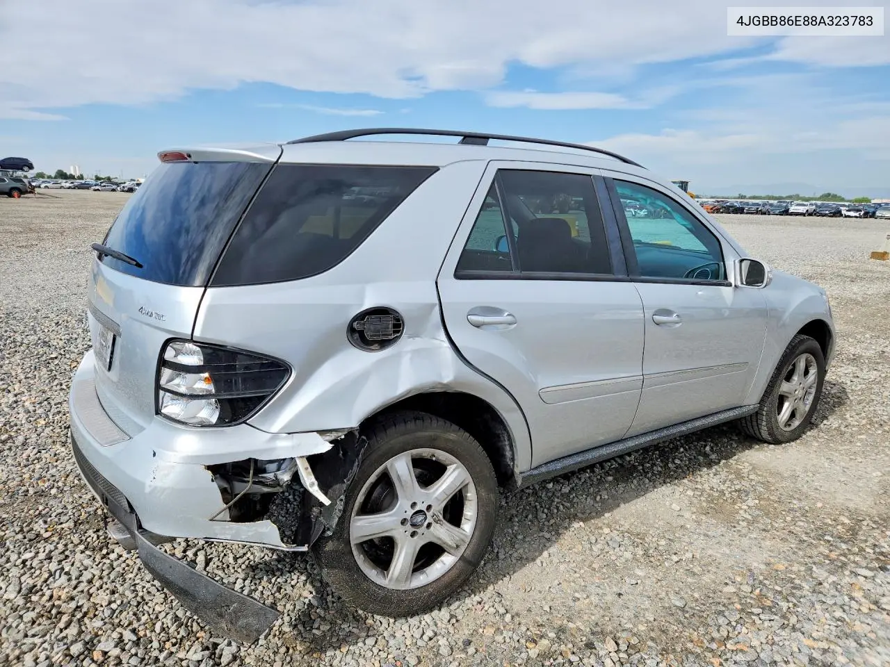2008 Mercedes-Benz Ml 350 VIN: 4JGBB86E88A323783 Lot: 56612686