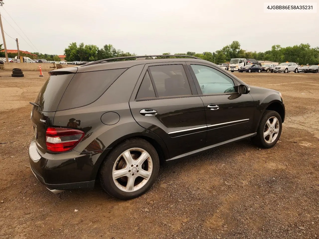 2008 Mercedes-Benz M-Class Ml550 4 Matic VIN: 4JGBB86E58A35231 Lot: 59219176