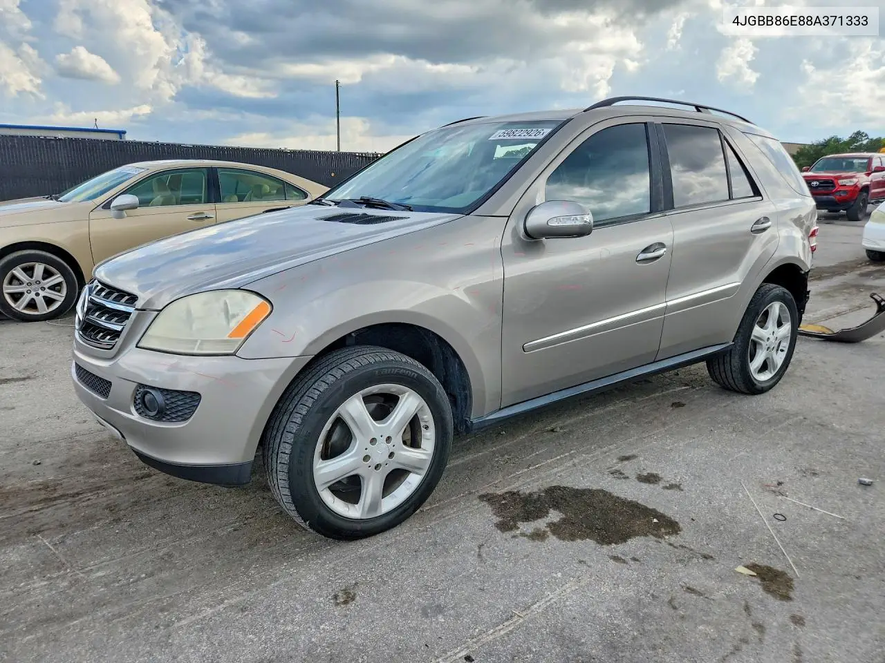 2008 Mercedes-Benz Ml 350 VIN: 4JGBB86E88A371333 Lot: 59822926