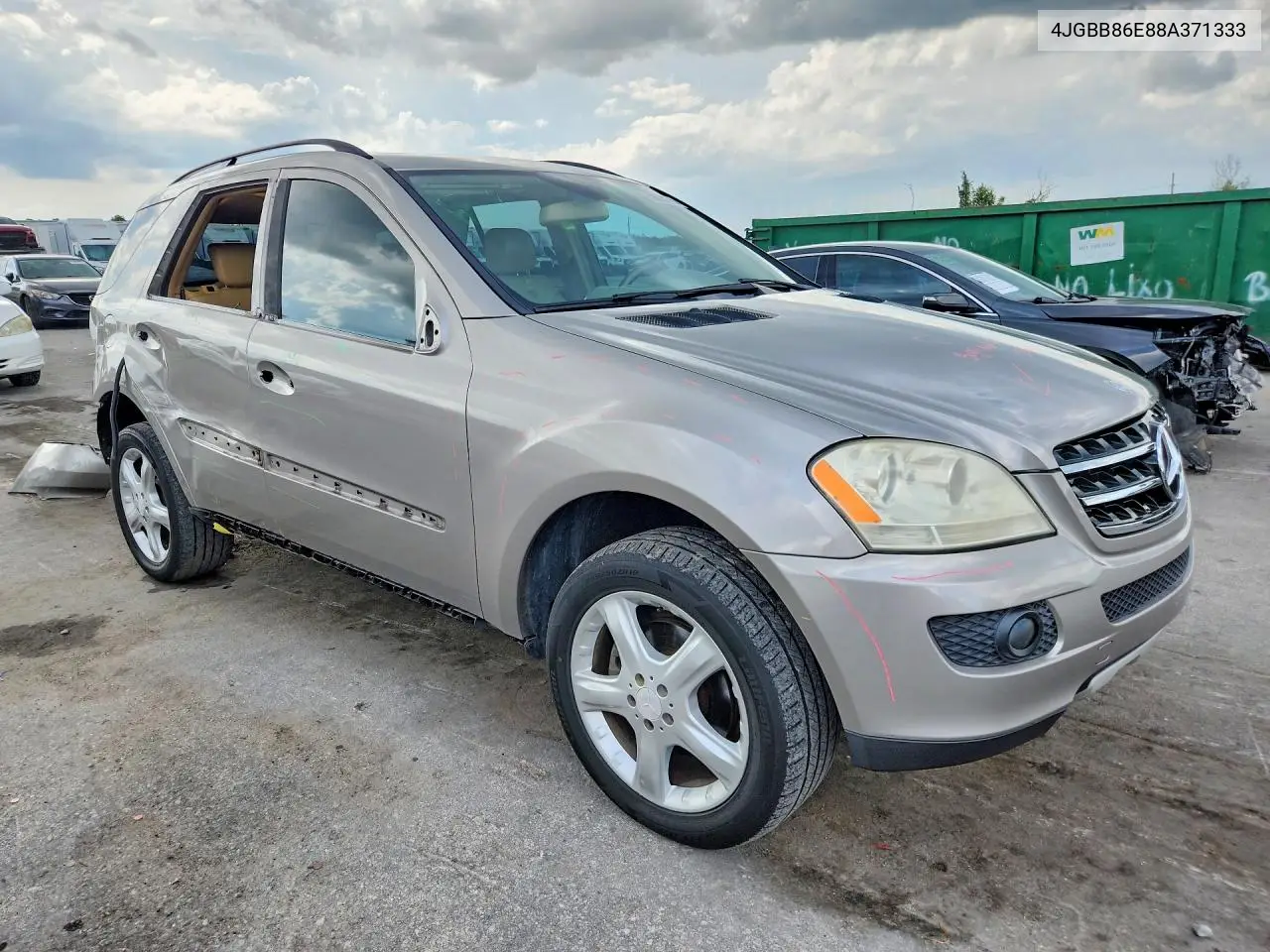 2008 Mercedes-Benz Ml 350 VIN: 4JGBB86E88A371333 Lot: 59822926