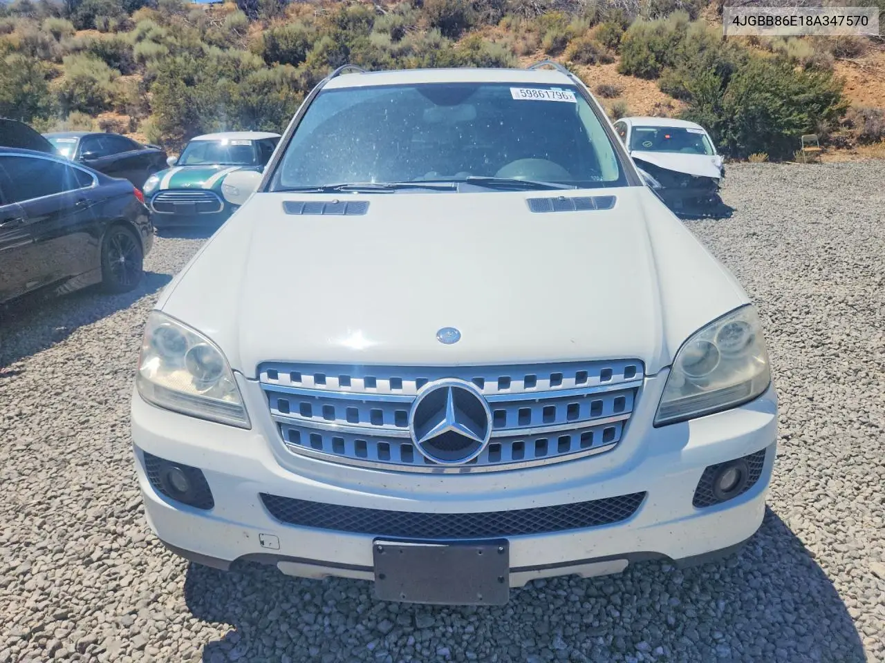 2008 Mercedes-Benz Ml 350 VIN: 4JGBB86E18A347570 Lot: 59861796