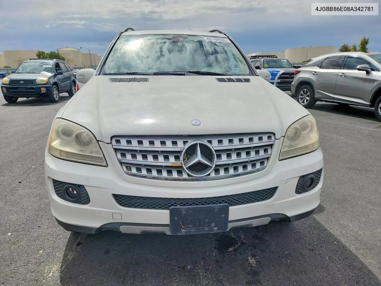 2008 Mercedes-Benz Ml 350 VIN: 4JGBB86E08A342781 Lot: 60198956