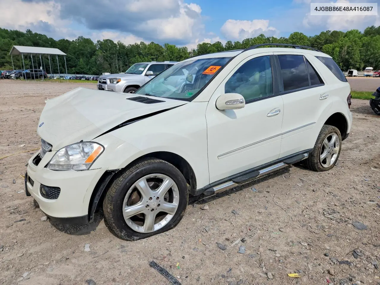 2008 Mercedes-Benz Ml 350 VIN: 4JGBB86E48A416087 Lot: 60280646