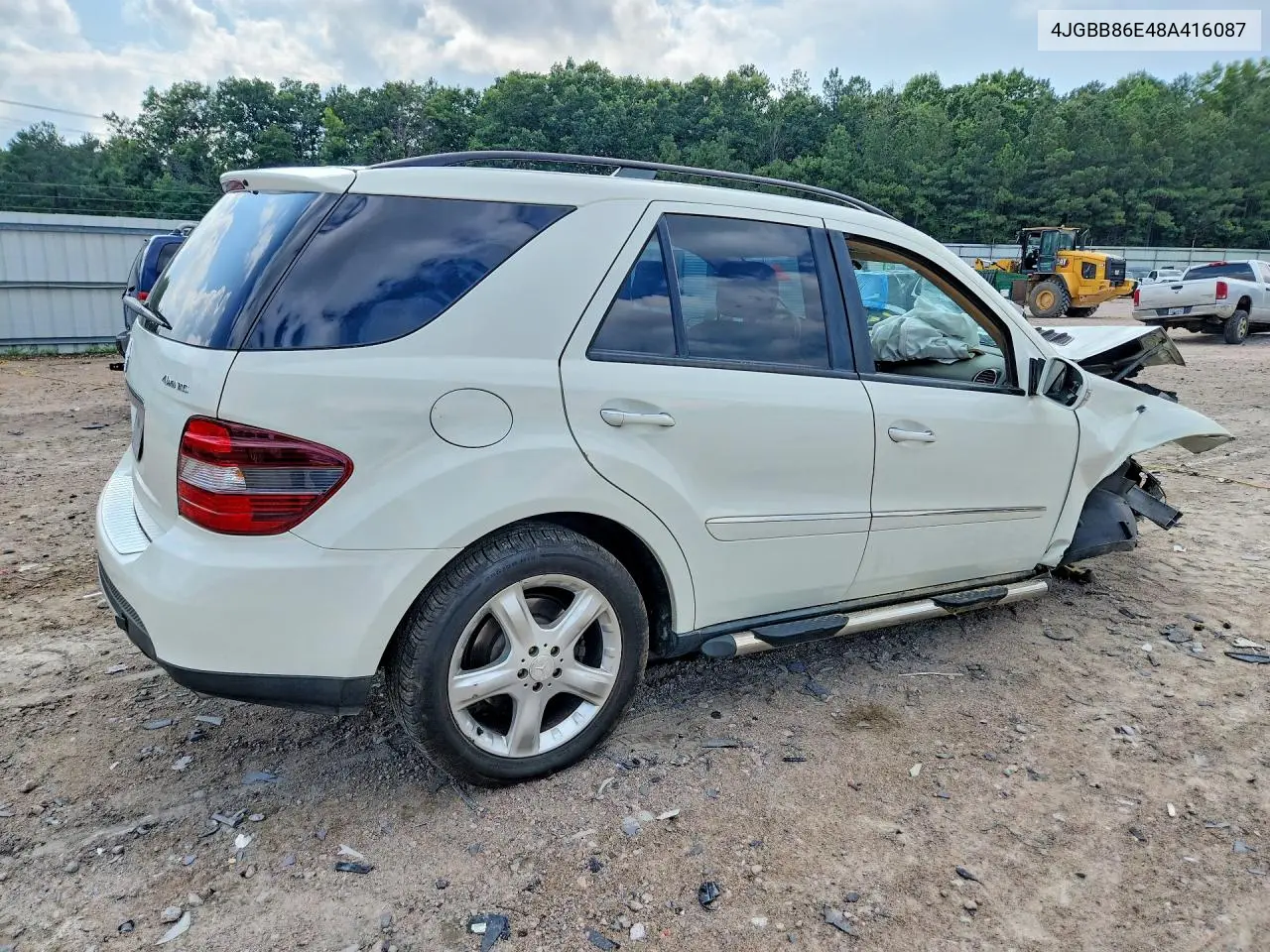 2008 Mercedes-Benz Ml 350 VIN: 4JGBB86E48A416087 Lot: 60280646