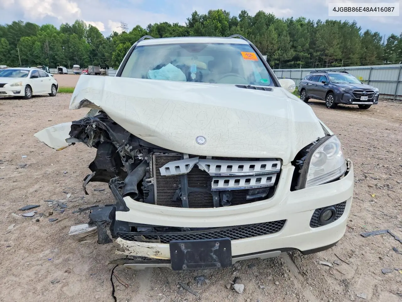 2008 Mercedes-Benz Ml 350 VIN: 4JGBB86E48A416087 Lot: 60280646