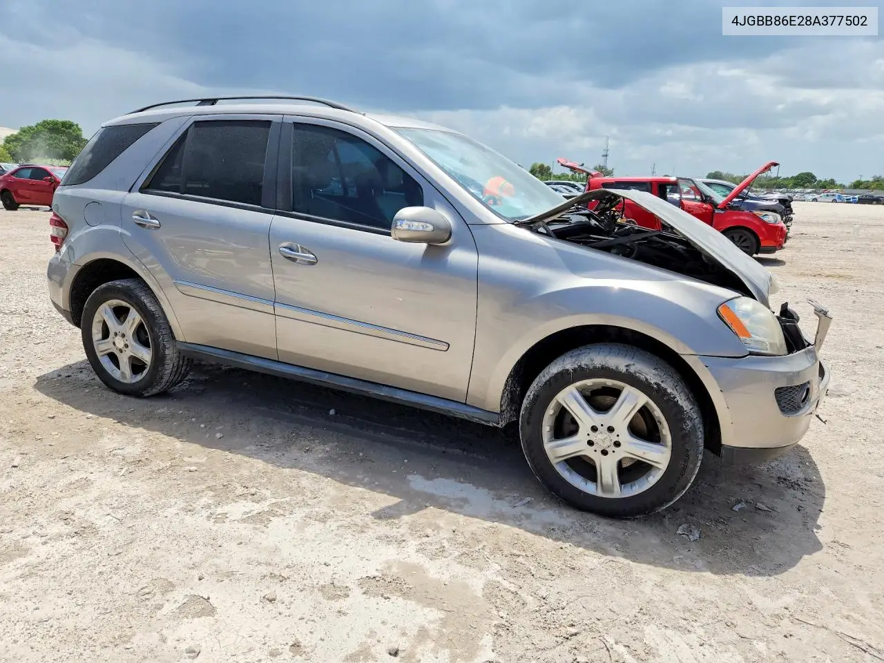 2008 Mercedes-Benz Ml 350 VIN: 4JGBB86E28A377502 Lot: 60961796