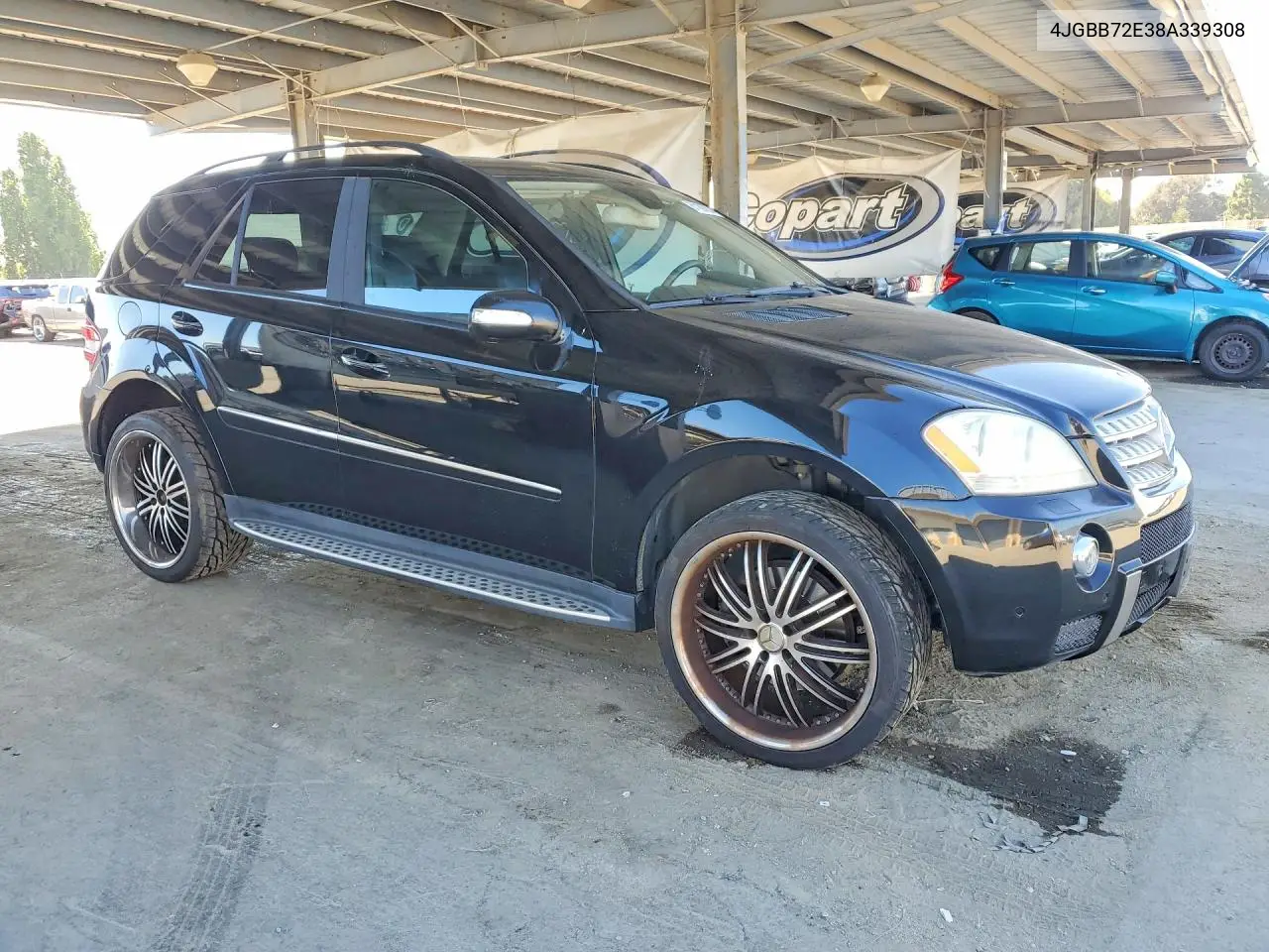2008 Mercedes-Benz Ml 550 VIN: 4JGBB72E38A339308 Lot: 61189736