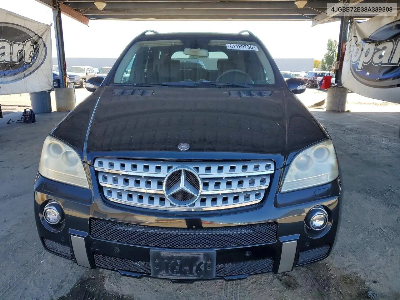 2008 Mercedes-Benz Ml 550 VIN: 4JGBB72E38A339308 Lot: 61189736