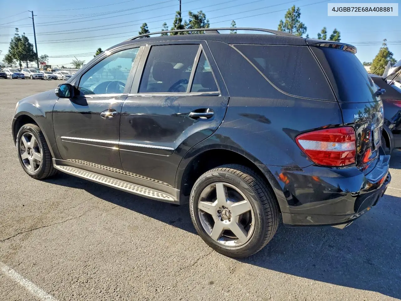 4JGBB72E68A408881 2008 Mercedes-Benz Ml 550