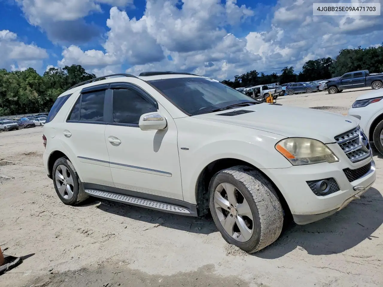2009 Mercedes-Benz Ml VIN: 4JGBB25E09A471703 Lot: 60054796