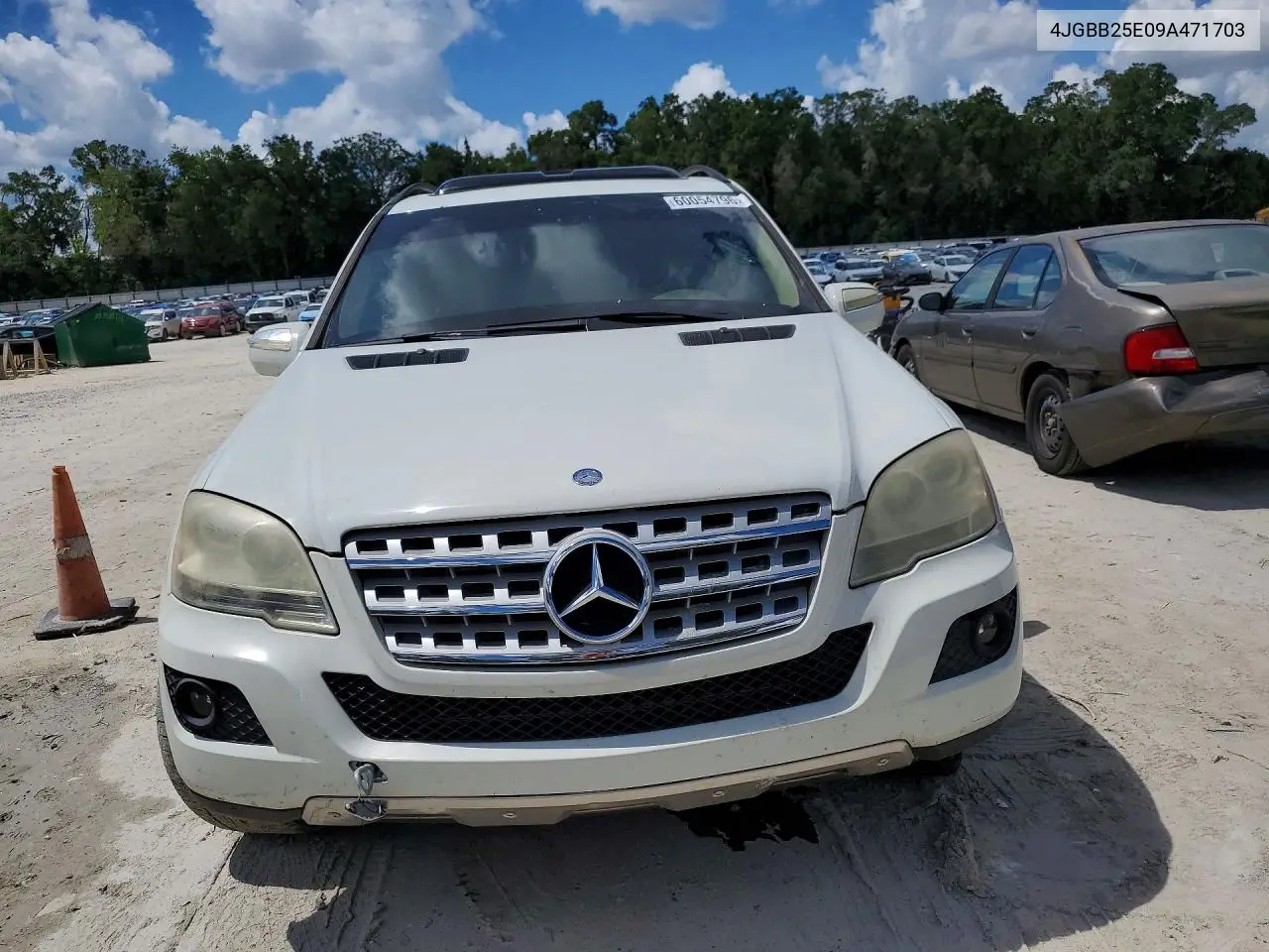 2009 Mercedes-Benz Ml VIN: 4JGBB25E09A471703 Lot: 60054796