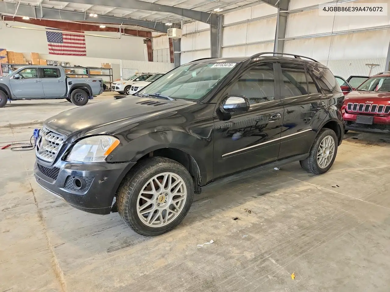 2009 Mercedes-Benz Ml 350 VIN: 4JGBB86E39A476072 Lot: 60163476