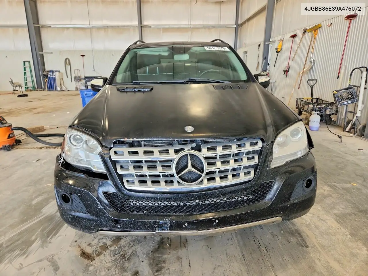 2009 Mercedes-Benz Ml 350 VIN: 4JGBB86E39A476072 Lot: 60163476