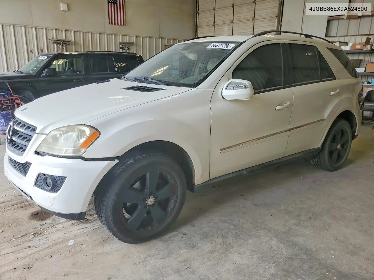 2009 Mercedes-Benz Ml 350 VIN: 4JGBB86EX9A524800 Lot: 60842206