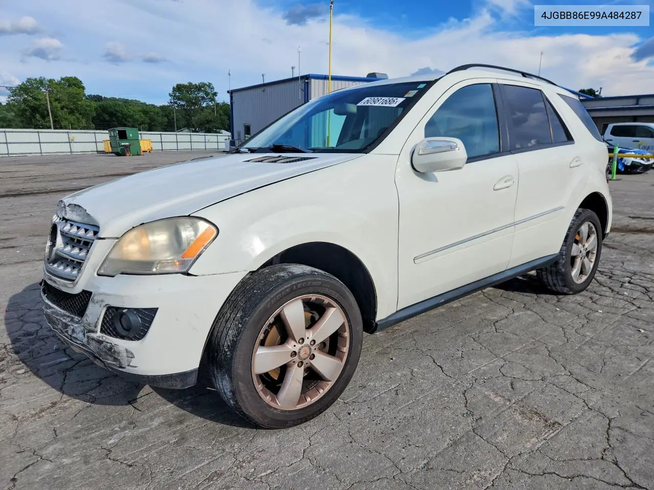 2009 Mercedes-Benz Ml 350 VIN: 4JGBB86E99A484287 Lot: 60981686