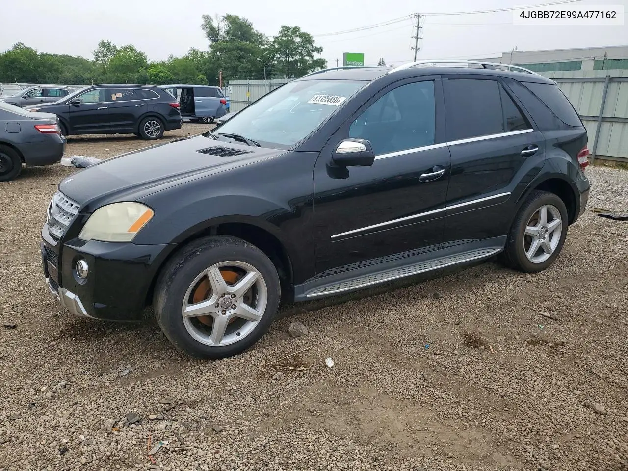 2009 Mercedes-Benz Ml 550 VIN: 4JGBB72E99A477162 Lot: 61325886