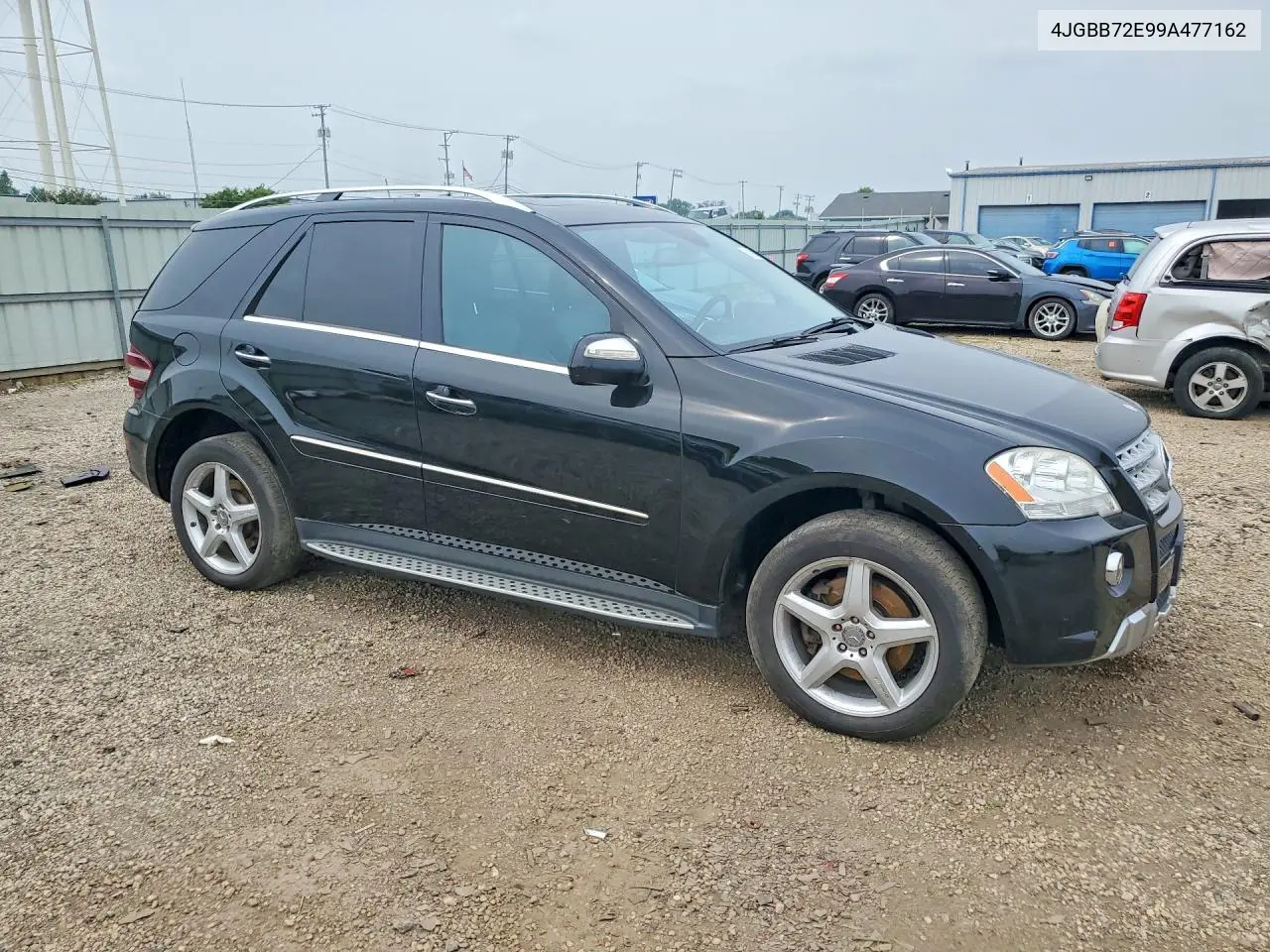 2009 Mercedes-Benz Ml 550 VIN: 4JGBB72E99A477162 Lot: 61325886