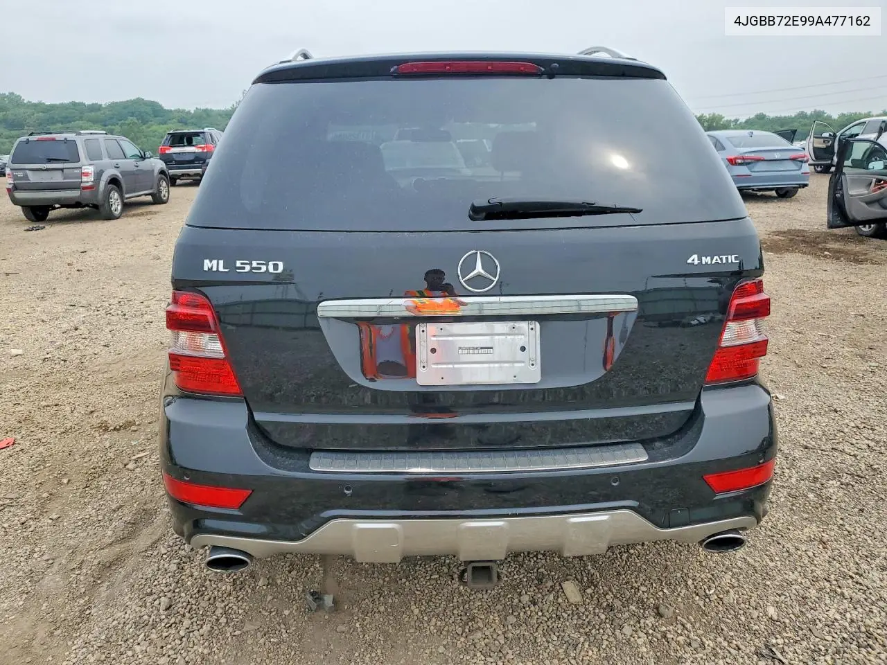 2009 Mercedes-Benz Ml 550 VIN: 4JGBB72E99A477162 Lot: 61325886