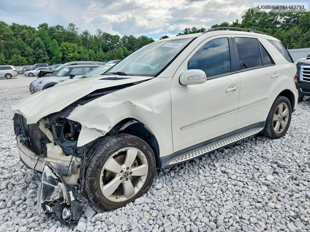 2009 Mercedes-Benz Ml 350 VIN: 4JGBB86E19A497793 Lot: 61379306