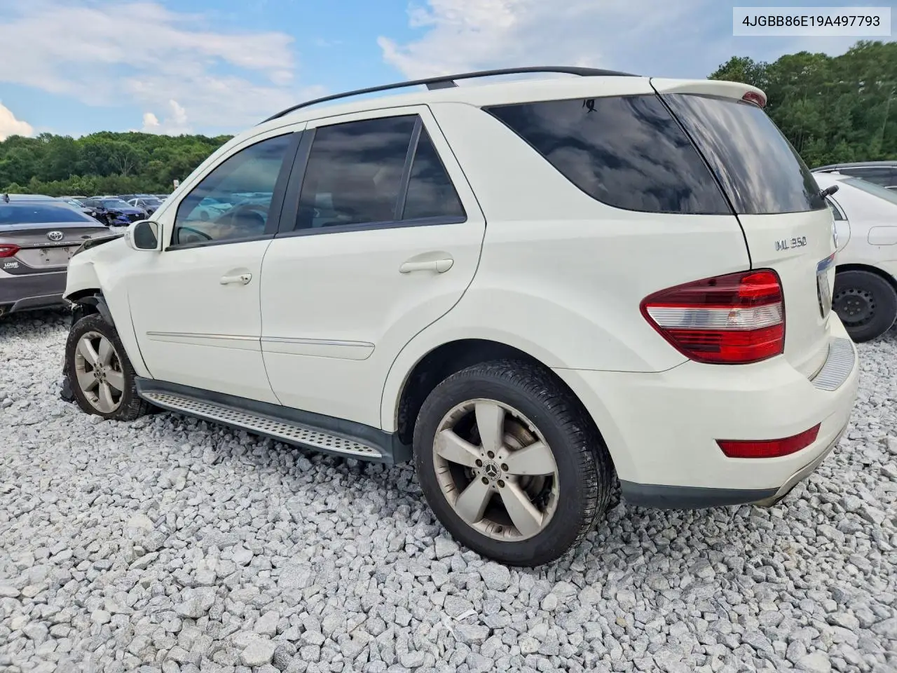 2009 Mercedes-Benz Ml 350 VIN: 4JGBB86E19A497793 Lot: 61379306