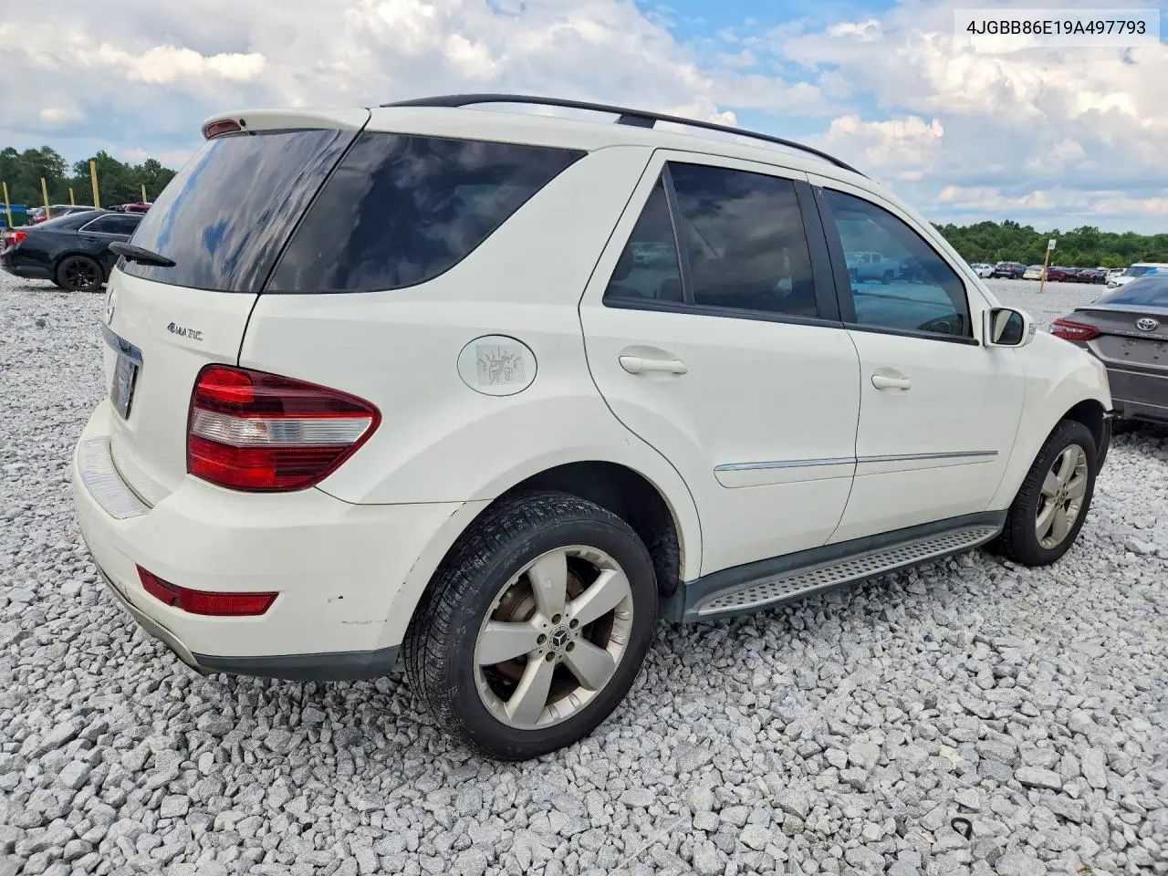 2009 Mercedes-Benz Ml 350 VIN: 4JGBB86E19A497793 Lot: 61379306