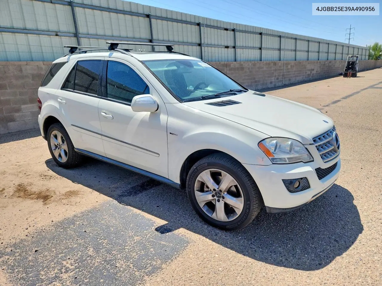 2009 Mercedes-Benz Ml VIN: 4JGBB25E39A490956 Lot: 61582886
