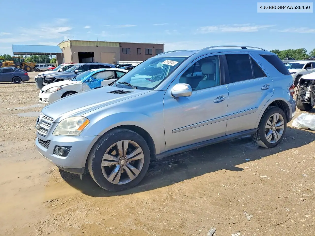 2010 Mercedes-Benz Ml 350 VIN: 4JGBB5GB4AA536450 Lot: 51878746