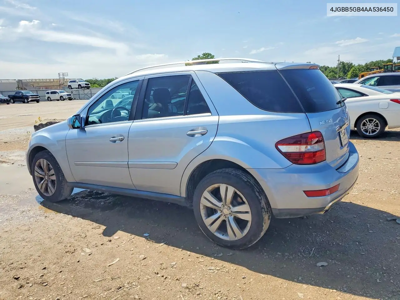 2010 Mercedes-Benz Ml 350 VIN: 4JGBB5GB4AA536450 Lot: 51878746