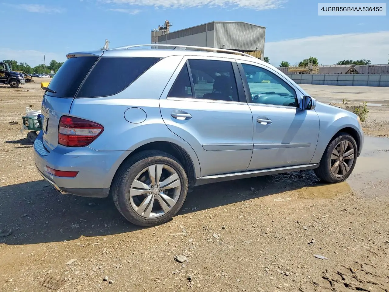 2010 Mercedes-Benz Ml 350 VIN: 4JGBB5GB4AA536450 Lot: 51878746