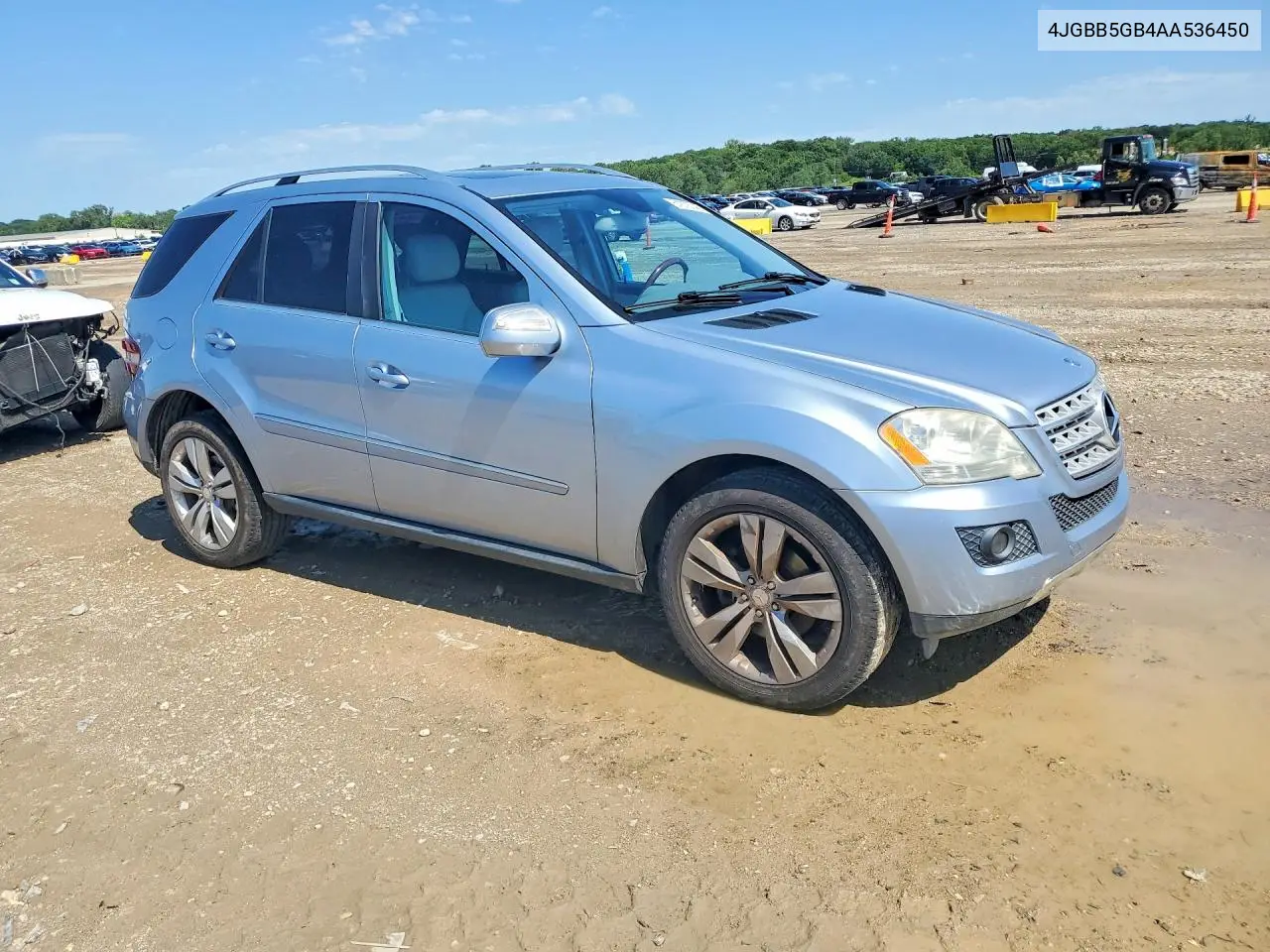 2010 Mercedes-Benz Ml 350 VIN: 4JGBB5GB4AA536450 Lot: 51878746