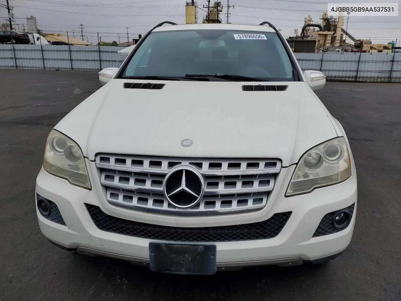 2010 Mercedes-Benz Ml 350 VIN: 4JGBB5GB9AA537531 Lot: 57896656