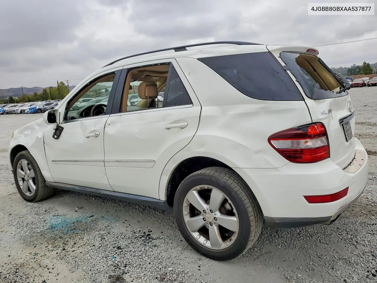2010 Mercedes-Benz Ml 350 4Matic VIN: 4JGBB8GBXAA537877 Lot: 59297206