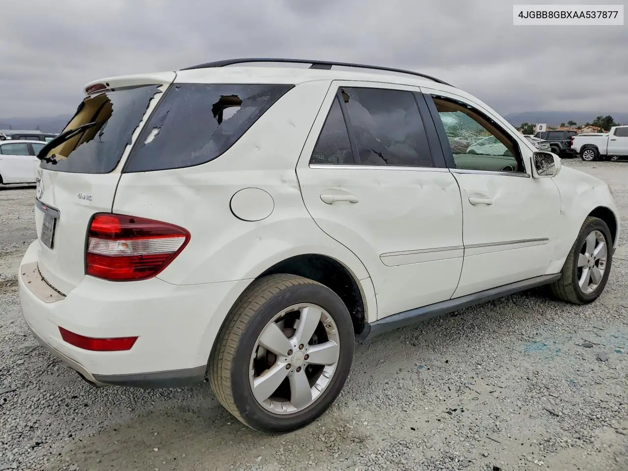 2010 Mercedes-Benz Ml 350 4Matic VIN: 4JGBB8GBXAA537877 Lot: 59297206