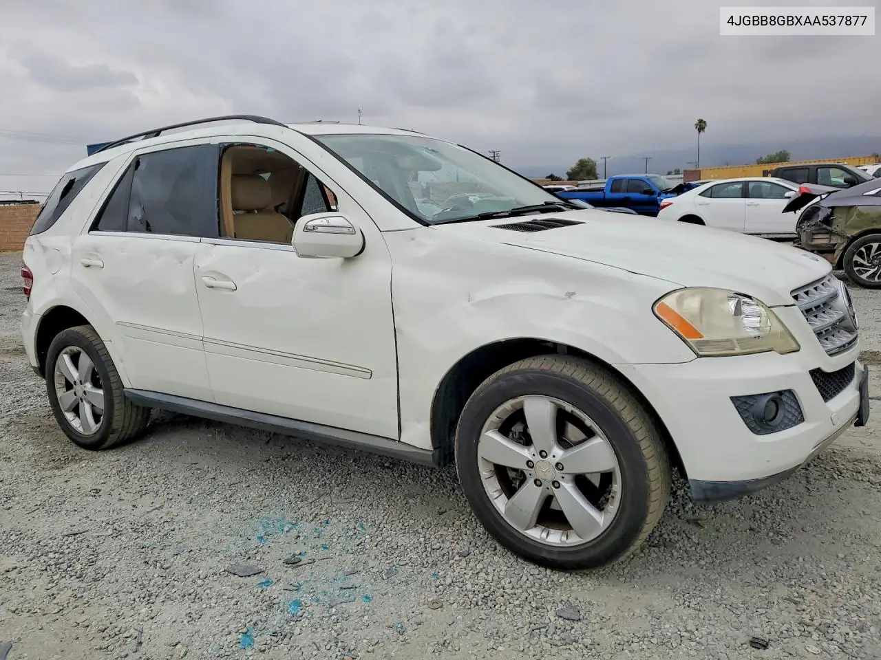 2010 Mercedes-Benz Ml 350 4Matic VIN: 4JGBB8GBXAA537877 Lot: 59297206