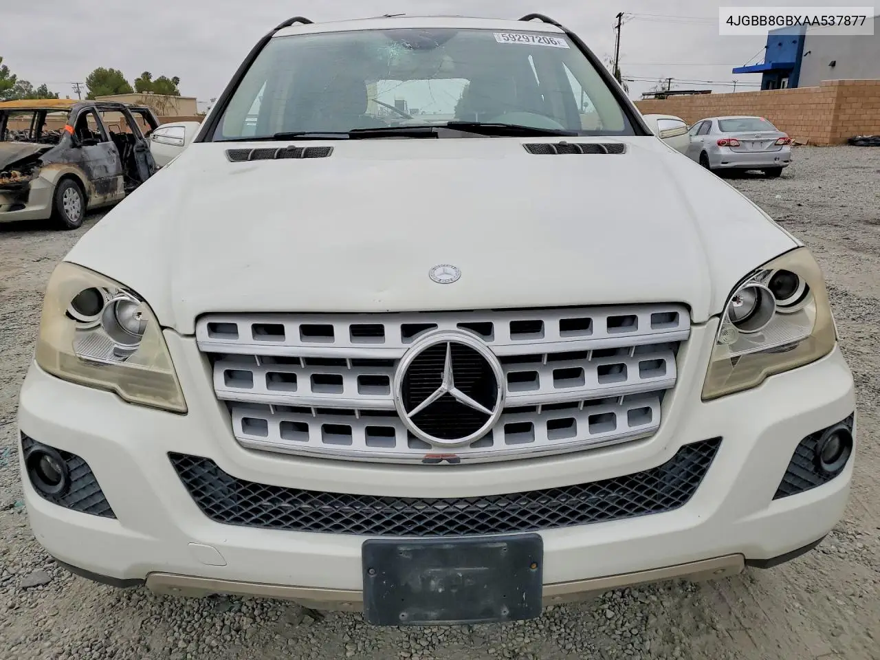 2010 Mercedes-Benz Ml 350 4Matic VIN: 4JGBB8GBXAA537877 Lot: 59297206