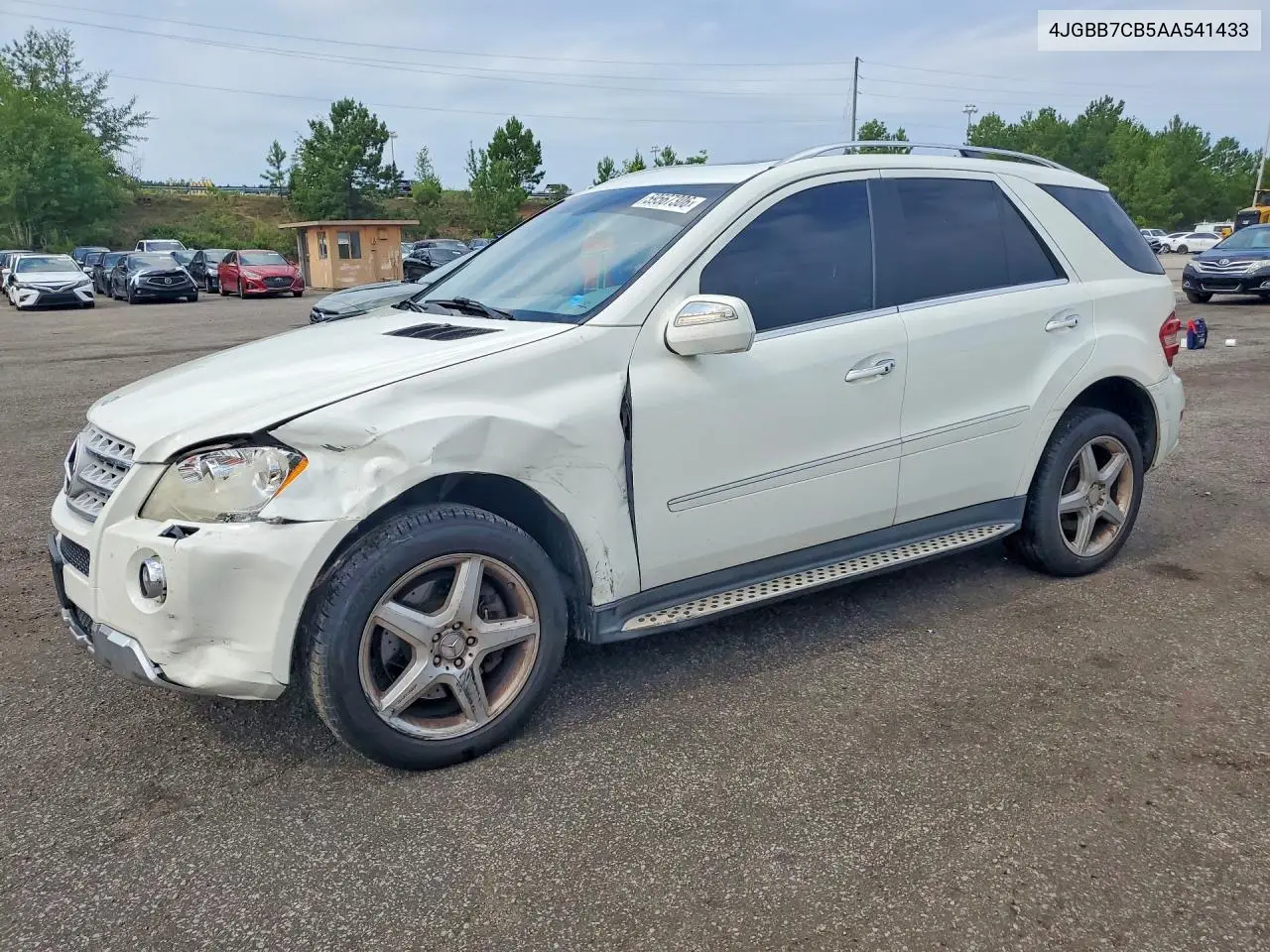2010 Mercedes-Benz Ml 550 4Matic VIN: 4JGBB7CB5AA541433 Lot: 59567306