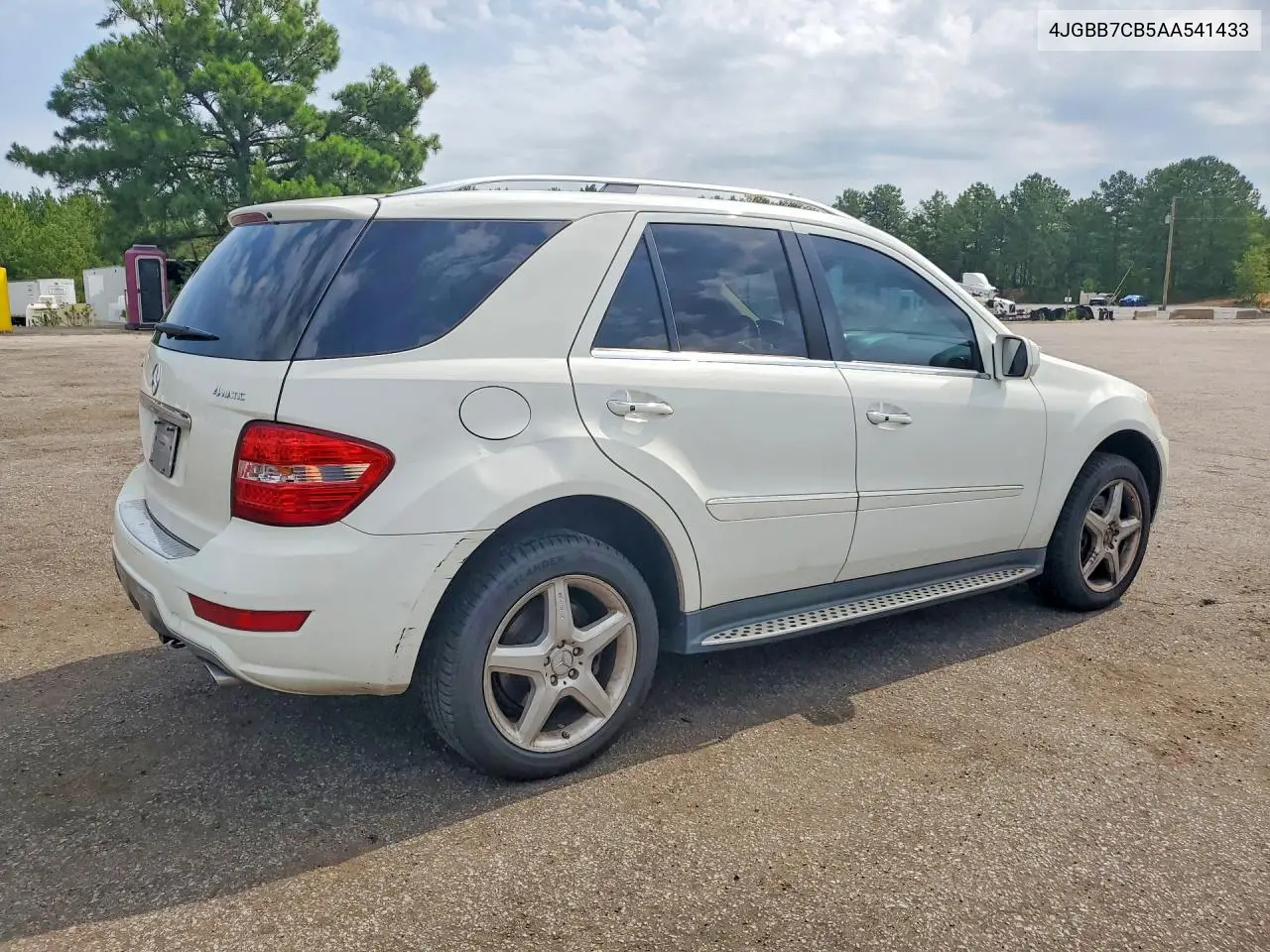 2010 Mercedes-Benz Ml 550 4Matic VIN: 4JGBB7CB5AA541433 Lot: 59567306