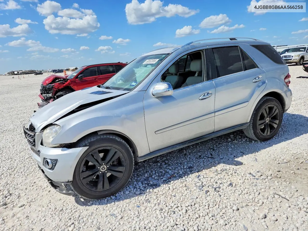2010 Mercedes-Benz Ml 350 4Matic VIN: 4JGBB8GB6AA566258 Lot: 60650066