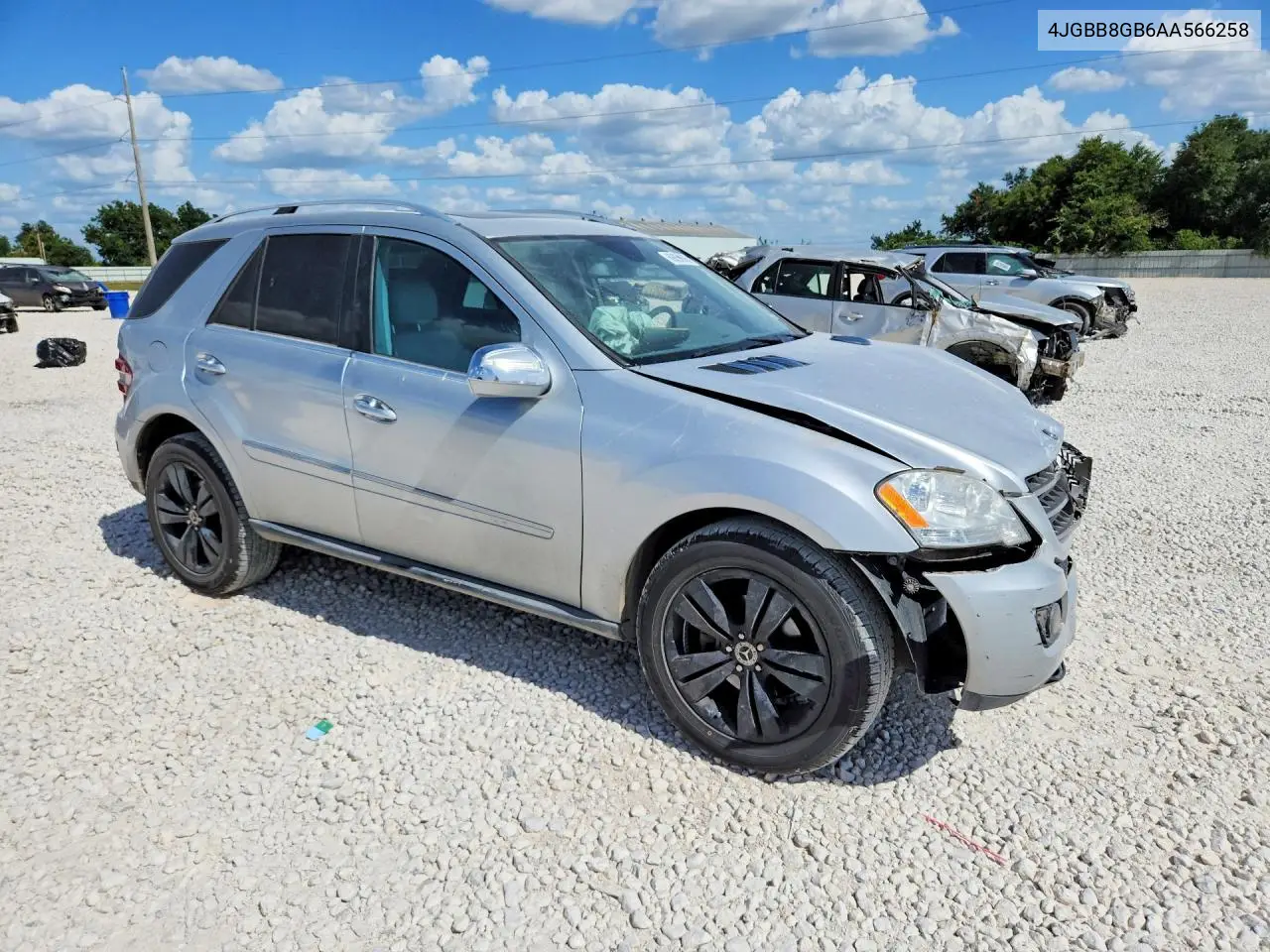 2010 Mercedes-Benz Ml 350 4Matic VIN: 4JGBB8GB6AA566258 Lot: 60650066
