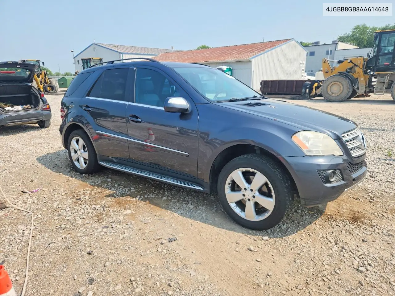 2010 Mercedes-Benz Ml 350 4Matic VIN: 4JGBB8GB8AA614648 Lot: 61336516