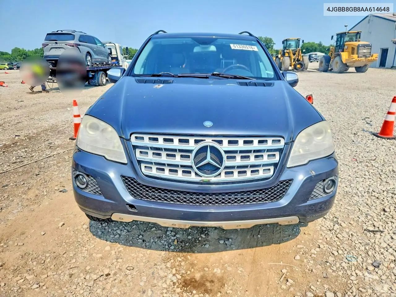 2010 Mercedes-Benz Ml 350 4Matic VIN: 4JGBB8GB8AA614648 Lot: 61336516