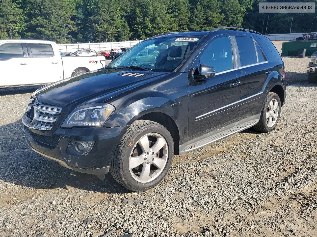 2011 Mercedes-Benz Ml 350 VIN: 4JGBB5GB6BA654808 Lot: 56446876