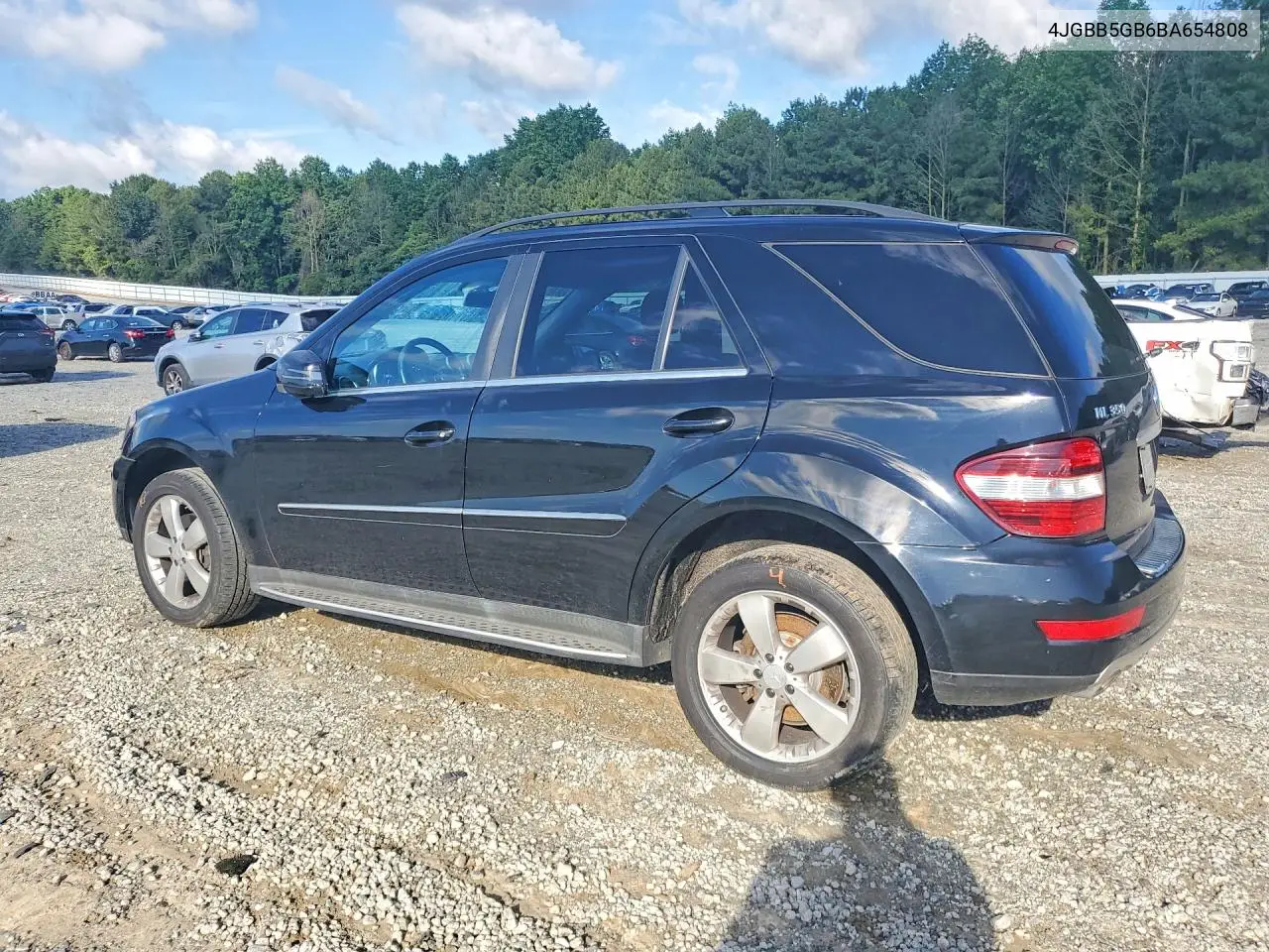 2011 Mercedes-Benz Ml 350 VIN: 4JGBB5GB6BA654808 Lot: 56446876