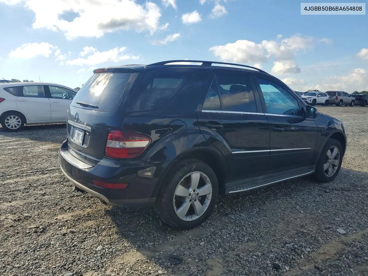 2011 Mercedes-Benz Ml 350 VIN: 4JGBB5GB6BA654808 Lot: 56446876